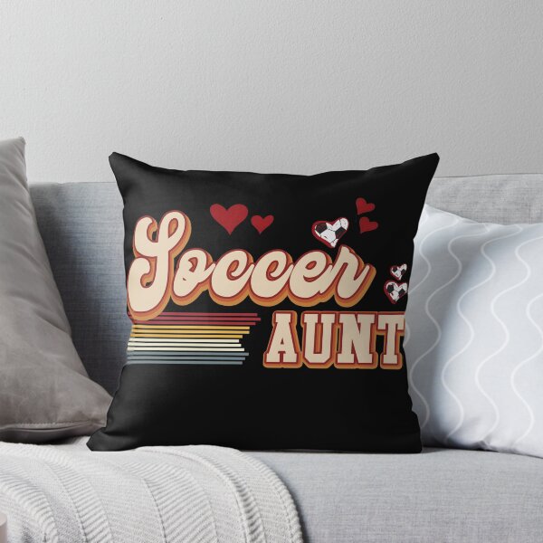 Item preview, Vintage Soccer Aunt Retro Hearts Tee designed and sold by LarryMBrown.