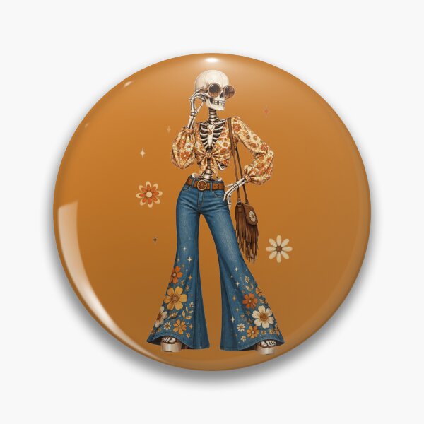 Item preview, Retro Boho Skeleton designed and sold by EsenciaZen.