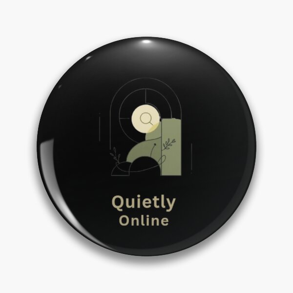 Item preview, Quietly Online Digital Detox Mindfulness Balance designed and sold by Inkfino.