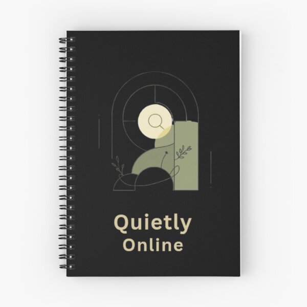 Item preview, Quietly Online Digital Detox Mindfulness Balance designed and sold by Inkfino.