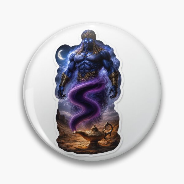 Item preview, Powerful Mystic Genie from Magic Lamp designed and sold by Farheen786.