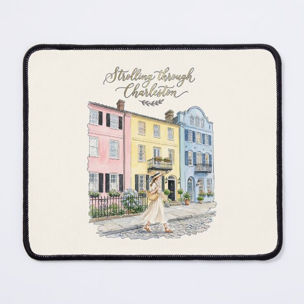 Item preview, Strolling Through Charleston Watercolor Architecture designed and sold by SplashTastic.
