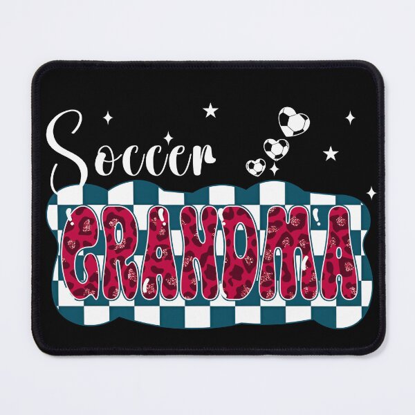 Item preview, Cute Soccer Grandma Leopard Checkered Tee designed and sold by LarryMBrown.