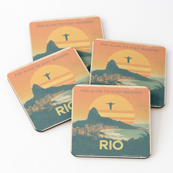 Item preview, RIO DE JANEIRO: Too Alive to Stay Indoors. [Flavor 4] designed and sold by Mildly Thriving Co..
