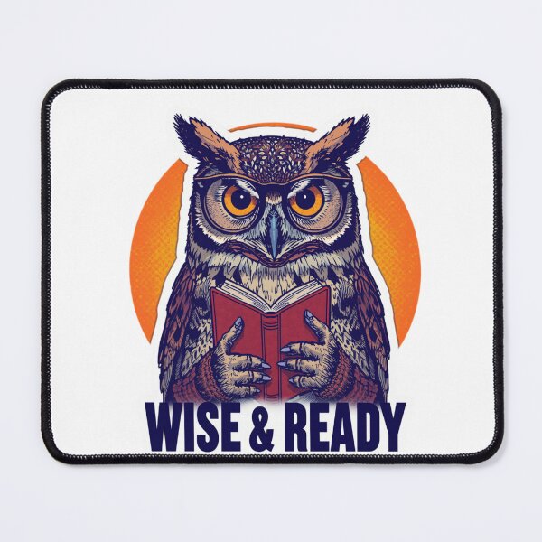Item preview, Wise And Ready Owl Back To School designed and sold by Sky-bully.