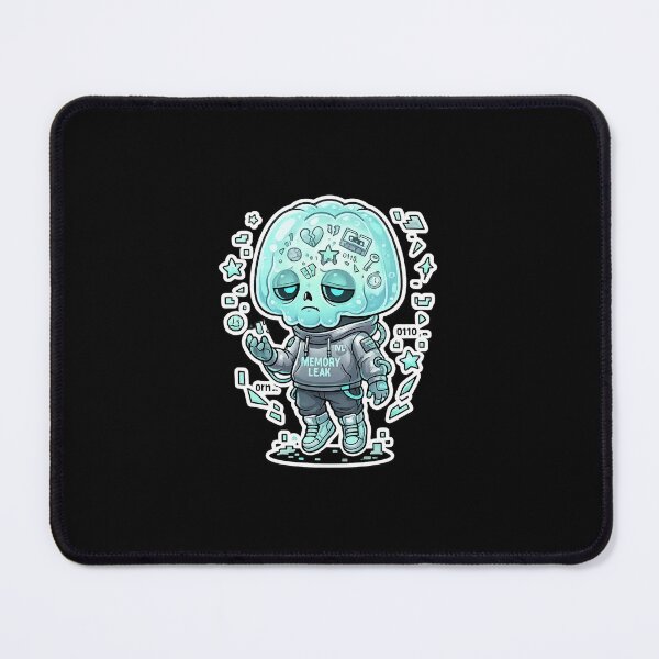 Item preview, Memory Leak Cyberpunk Jelly Skull Sticker | Cute Tech Glitch Streetwear Art designed and sold by CuteRage.