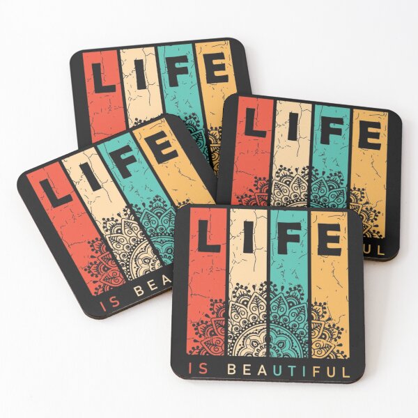 Item preview, Life Is Beautiful Dreamy Retro Aesthetic Design designed and sold by The craft.