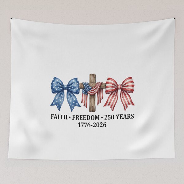 Item preview, 250 Years Faith and Freedom Christian USA 250th Anniversary designed and sold by TyraYoung.