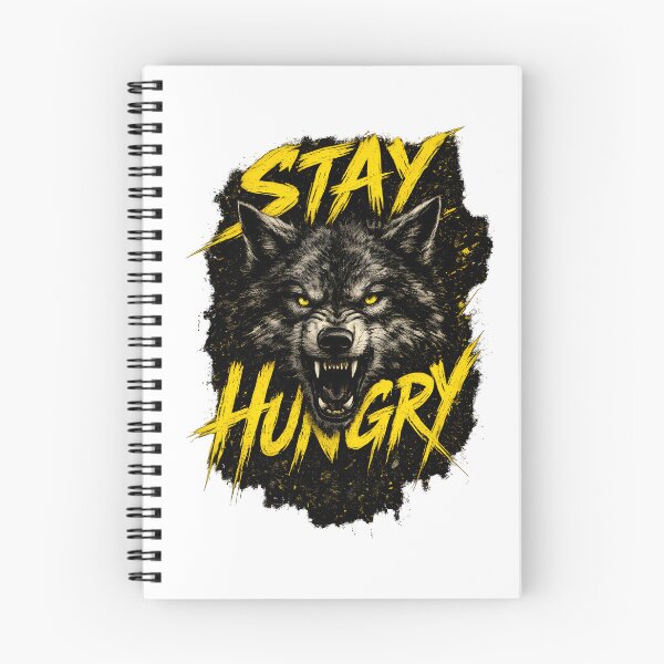 Item preview, Stay Hungry Wolf - Alpha Motivation Aggressive Fitness Art designed and sold by Divakar Fashion.