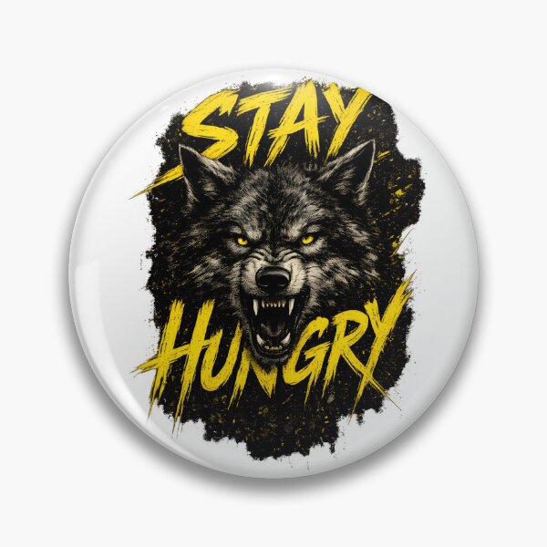 Item preview, Stay Hungry Wolf - Alpha Motivation Aggressive Fitness Art designed and sold by Divakar Fashion.