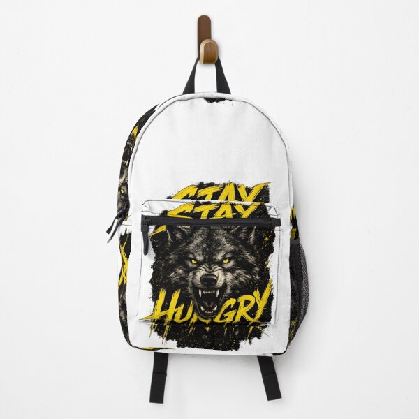 Item preview, Stay Hungry Wolf - Alpha Motivation Aggressive Fitness Art designed and sold by Divakar Fashion.