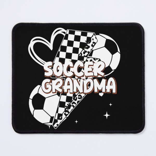 Item preview, Leopard Soccer Grandma Checkered Bolt Tee designed and sold by LarryMBrown.