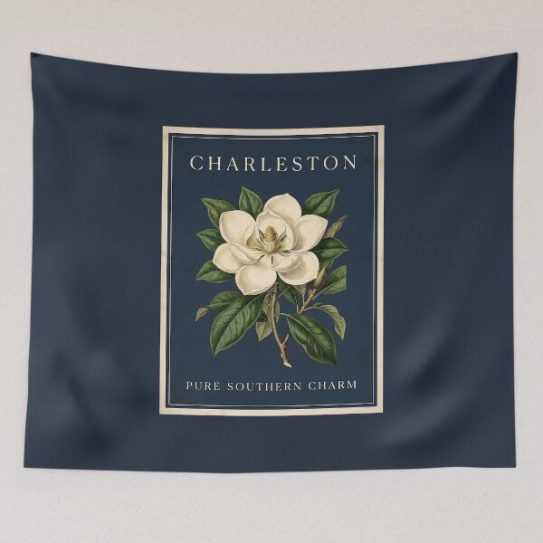 Item preview, Magnolia Blossom Vintage Charleston Southern Charm designed and sold by SplashTastic.