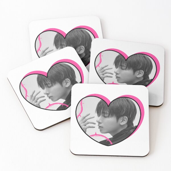 Item preview, Txt Taehyun Pink Thorn Heart designed and sold by Greatbluewhale3.