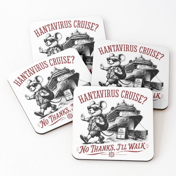 Item preview, Hantavirus Cruise No Thanks I'll Walk  designed and sold by sanasoniro.