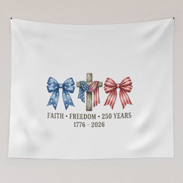 Item preview, 250 Years Faith and Freedom Christian USA 250th Anniversary  designed and sold by TyraYoung.