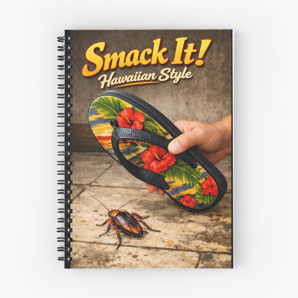 Item preview, Smack It! Hawaiian Style – Funny Slipper Slippah Cockroach Hawaii Design designed and sold by 808void.