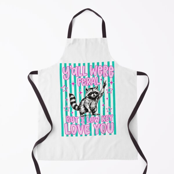 Item preview, Y'all were Feral But I Low Key Love You Raccoon Cute Teacher designed and sold by Bralipse.