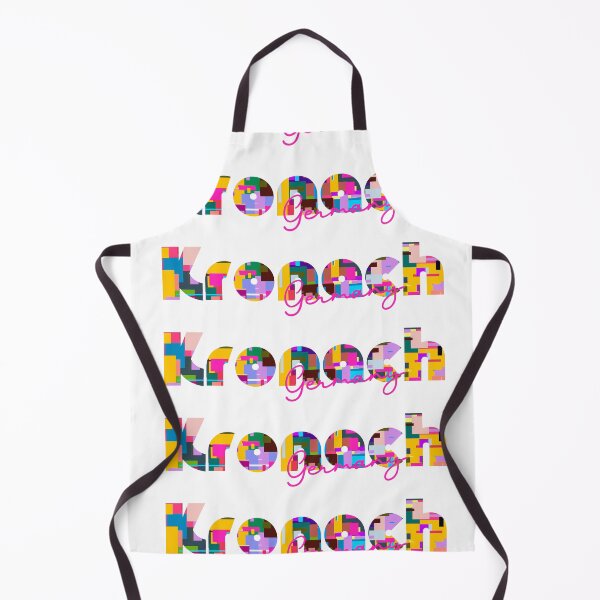 Item preview, Kronach, Germany, Vibrant Abstract City Typography Art designed and sold by Wanderful-roads.