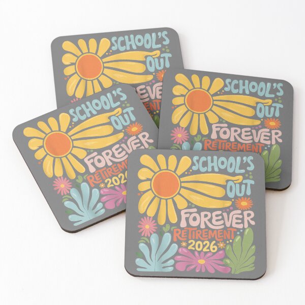 Item preview, Schools Out Forever Retirement 2026 Summer Retired Teacher designed and sold by KristineLi.
