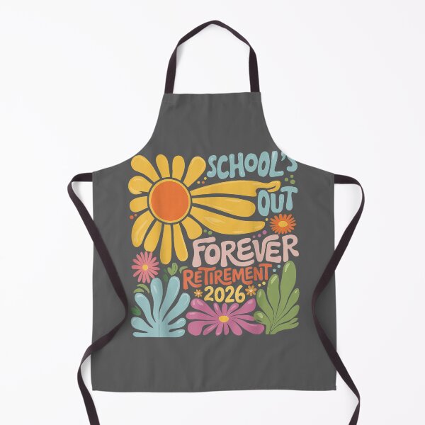 Item preview, Schools Out Forever Retirement 2026 Summer Retired Teacher designed and sold by KristineLi.