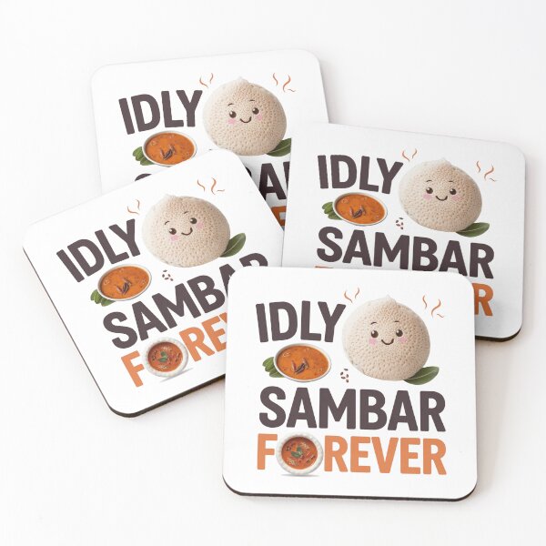 Item preview, Idly Sambar Forever Cute South Indian Breakfast Foodie designed and sold by Globalcitytees.