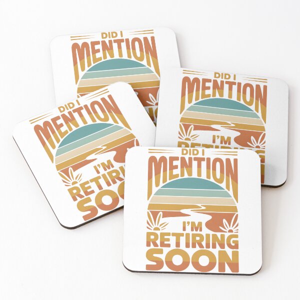 Item preview, Did I Mention I’m Retiring Soon – Vintage Sunset Retirement Design designed and sold by ZyziowskyArt.