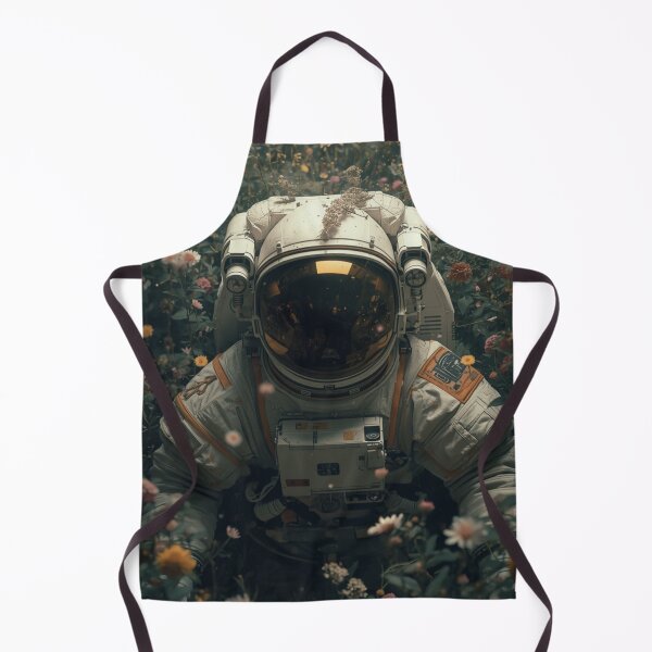 Item preview, Astronaut Enjoys In A Galaxy Garden Blossom Delights designed and sold by GrinGalore.