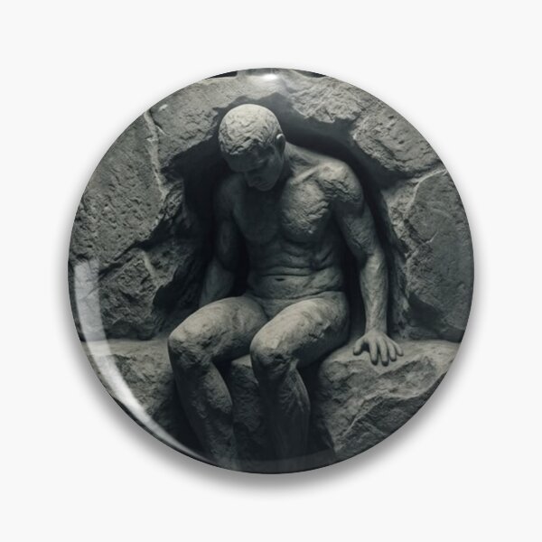 Item preview, Stoic Stone Sculpture Art designed and sold by Silence has weight.