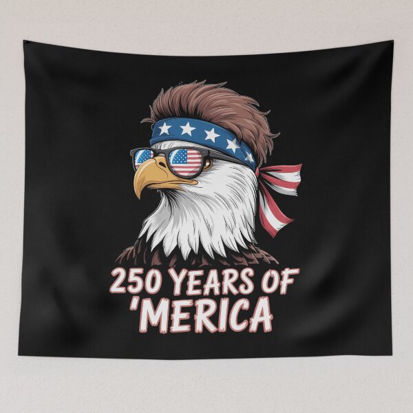 Item preview, 250 Years of Merica Eagle 250 Anniversary USA 4th of July designed and sold by TyraYoung.