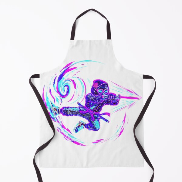 Item preview, Neon Ninja Stickers – Glow Art Designs designed and sold by Cyber-ART-Studio.