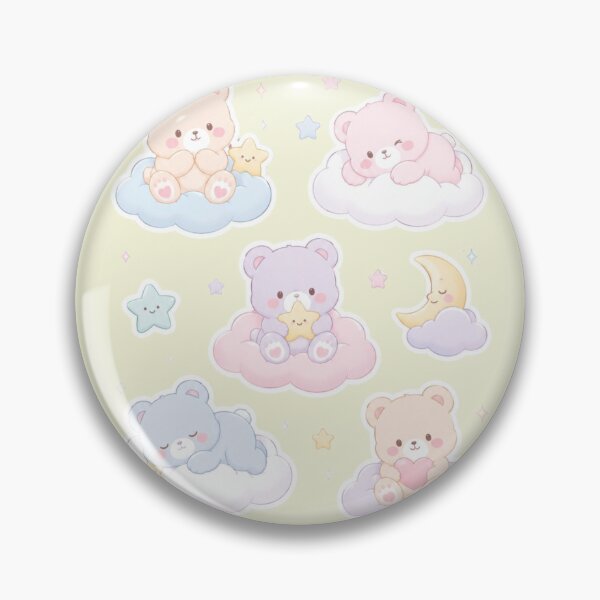 Item preview, Care Bears in the Clouds - Pastel Sticker Set designed and sold by EsenciaZen.
