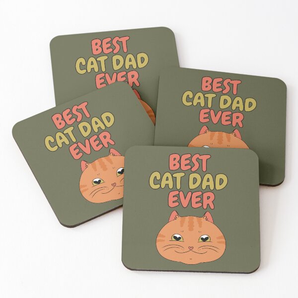 Item preview, BEST CAT DAD EVER Ginger Cat designed and sold by HugSomeNettles.