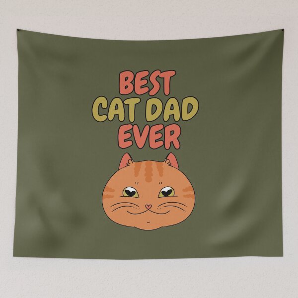 Item preview, BEST CAT DAD EVER Ginger Cat designed and sold by HugSomeNettles.