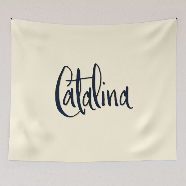 Item preview, CATALINA personalized type design designed and sold by CharlottePlaceArt.