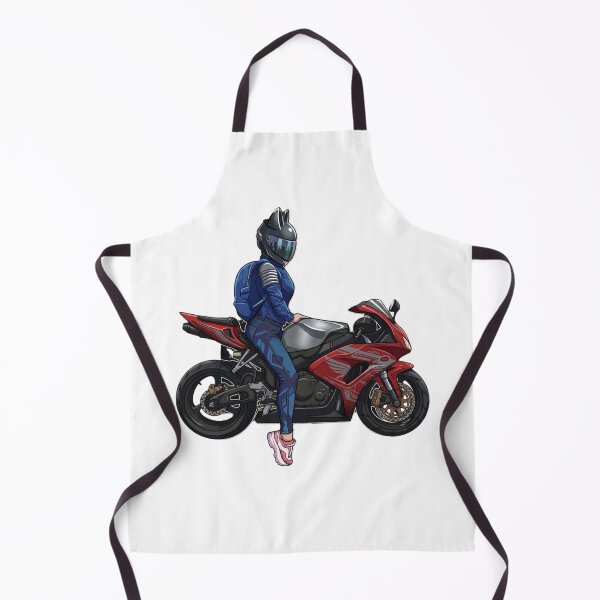 Item preview, Cyberpunk Moto Girl - Neko Helmet Rider designed and sold by BikerGirl02.