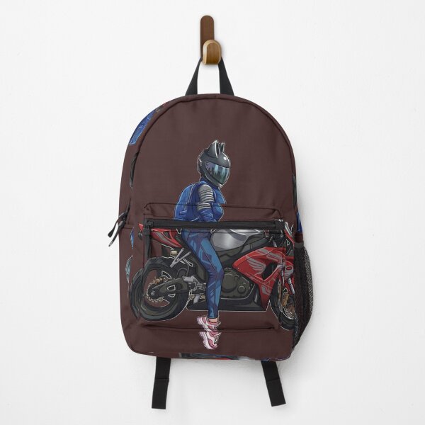 Item preview, Cyberpunk Moto Girl - Neko Helmet Rider designed and sold by BikerGirl02.