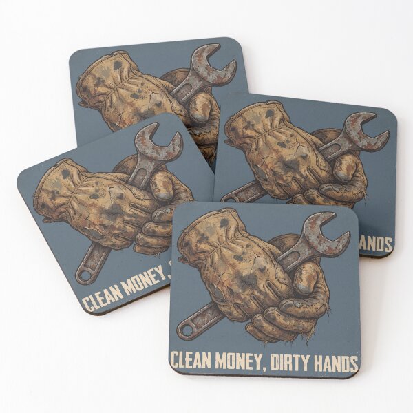 Item preview, Gritty Dirty Hands Clean Money Blue Collar Tools designed and sold by ryanguas.
