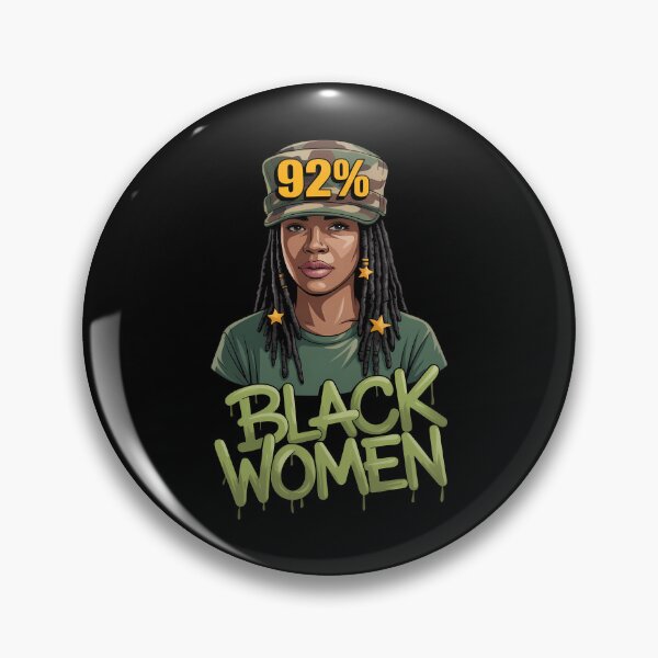 Item preview, 92% Black Women 92 Percent Melanin Queen Afro Pride designed and sold by sailorjessiArt.