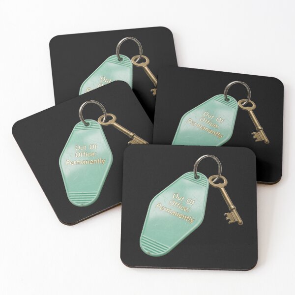 Item preview, Retro Motel Key Out of Office Permanently Tag designed and sold by ryanguas.