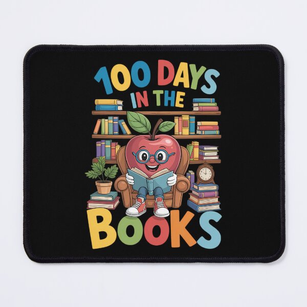 Item preview, 100 Days in The Books Reading Teacher 100th Day of School designed and sold by sailorjessiArt.