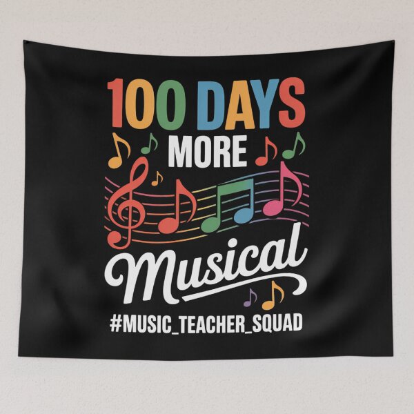 Item preview, 100 Days More Musical Music Teacher Squad 100th Day School designed and sold by sailorjessiArt.