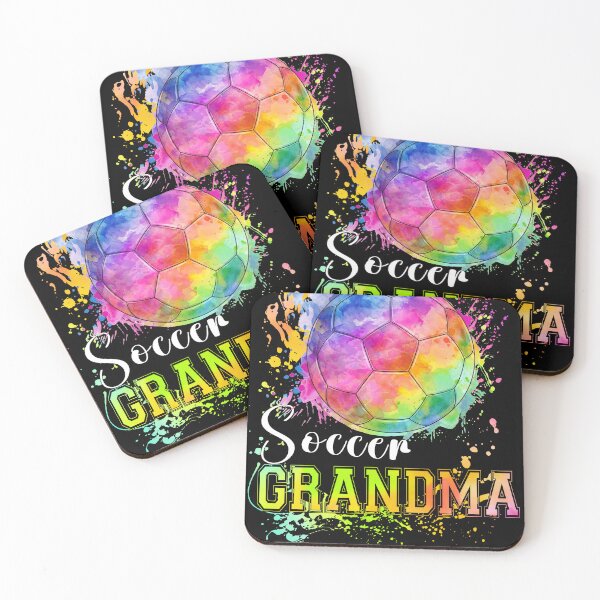 Item preview, Rainbow Watercolor Soccer Grandma Tee designed and sold by LarryMBrown.