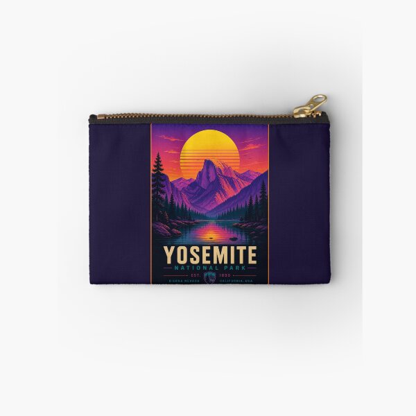Item preview, Yosemite National Park Retro Sunset – Vintage Nature Travel Shirt designed and sold by TheClockOutClub.