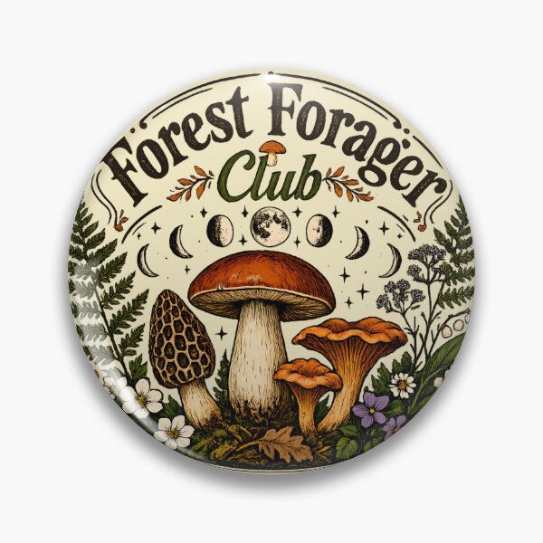 Artikelvorschau, Forest Forager Club – Vintage Pilz & Wald Design entworfen und verkauft von meshhead.