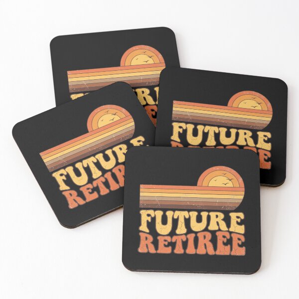 Item preview, Retro 70s Sunset Stripes Future Retiree Graphic designed and sold by ryanguas.