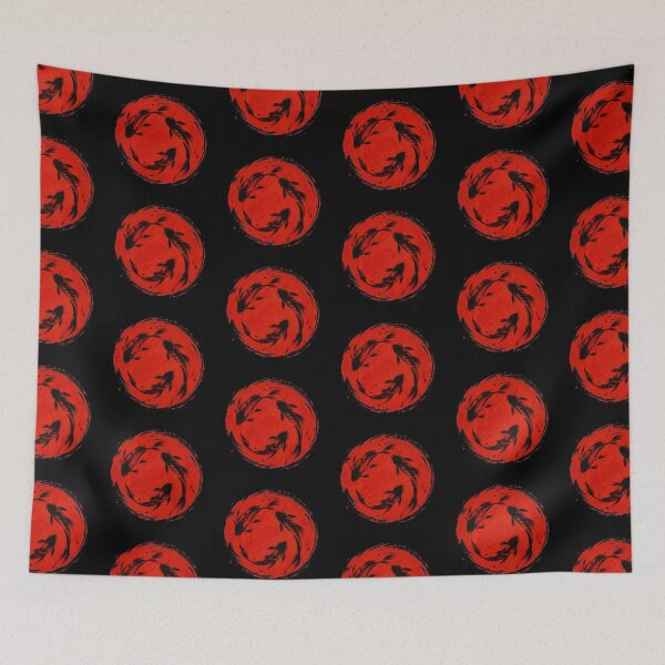 Item preview, Japanese Koi Circle Ink Brush Art – Minimalist Zen Fish Design designed and sold by TheTrendsDesk.