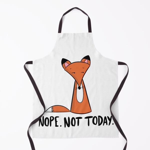 Item preview, Funny Sarcastic Fox Nope Not Today Introvert designed and sold by DesignFreakArt.