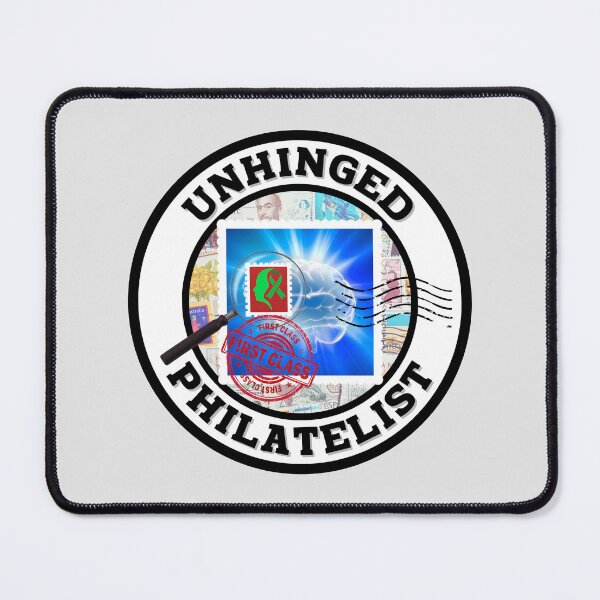 Item preview, The Unhinged Philatelist Promoting Metal Health Awareness. designed and sold by MPC-Mince-Pies.