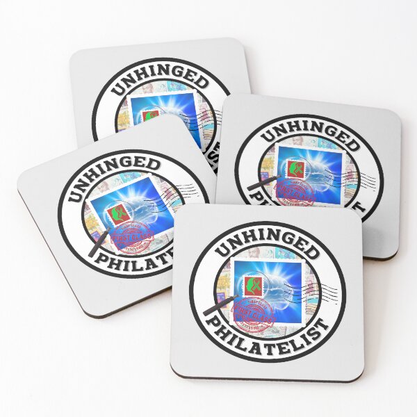 Item preview, The Unhinged Philatelist Promoting Metal Health Awareness. designed and sold by MPC-Mince-Pies.